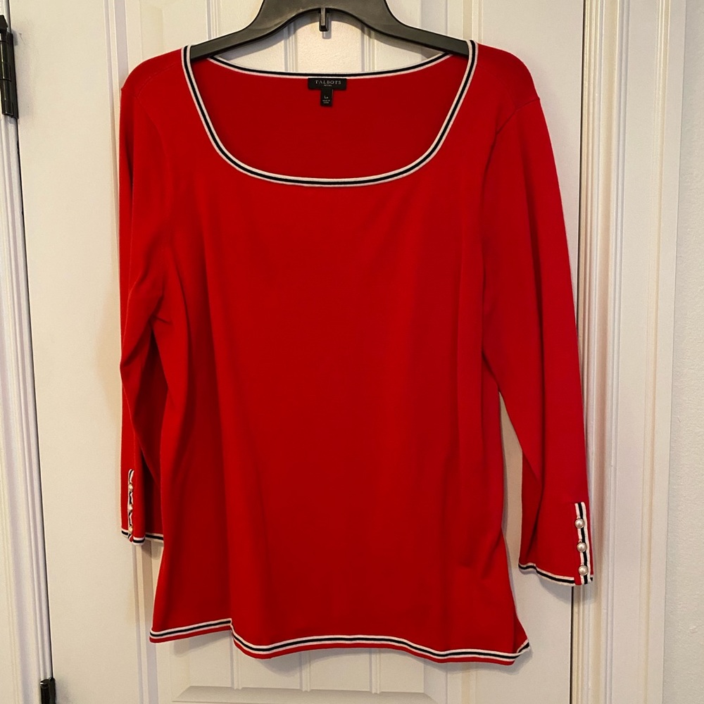 Talbots Red Sweater